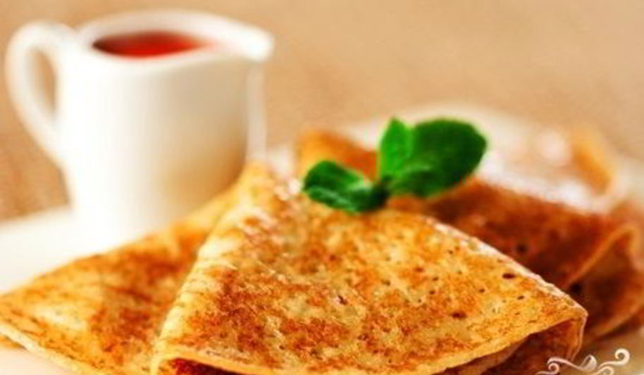 Рецепт блинчиков на дрожжах и воде