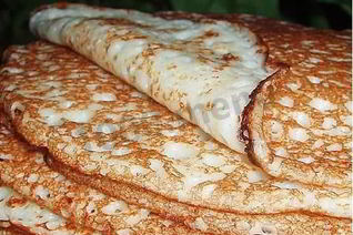 Блинчики на теплом молоке