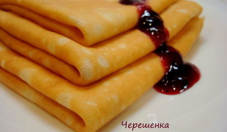 Рецепт блинчиков простых с начинкой