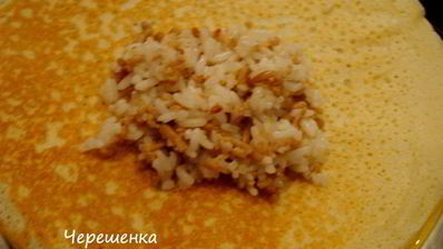 блинчики простые с начинкой