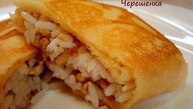 блинчики простые с начинкой