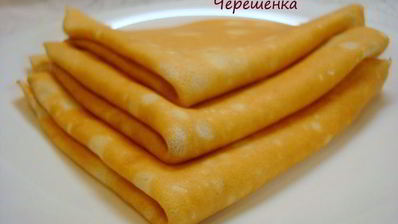 блинчики простые с начинкой