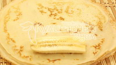 блинчики с бананом