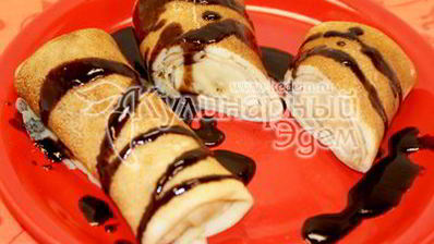 блинчики с бананом