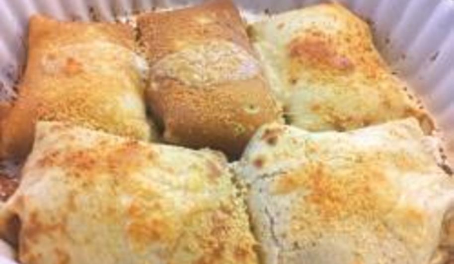 Рецепт блинчиков с грибами и сливочным соусом