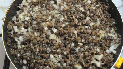 блинчики с грибной начинкой