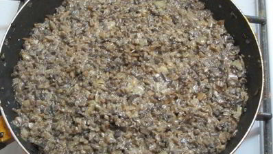 блинчики с грибной начинкой