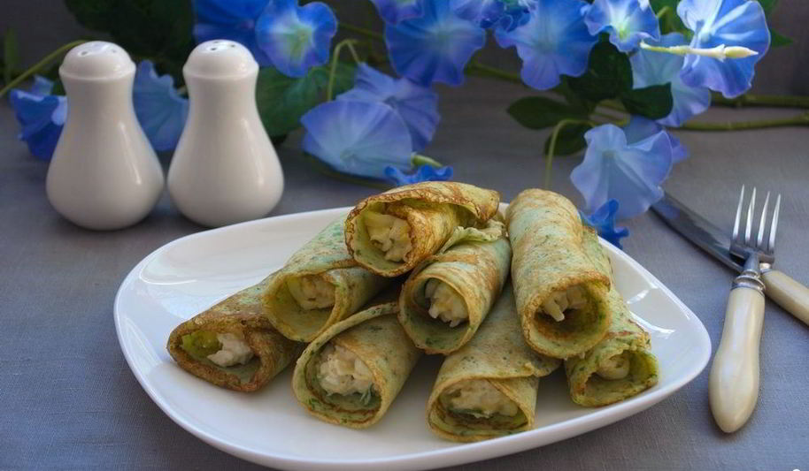 Рецепт блинчиков с разными начинками