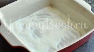 блинчики с творогом, запеченные в сметане