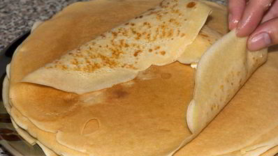 блинчики с творогом