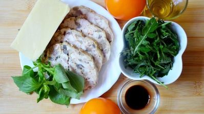 блинчики с ветчиной и сыром