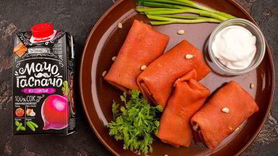 блинчики со свекольным соком