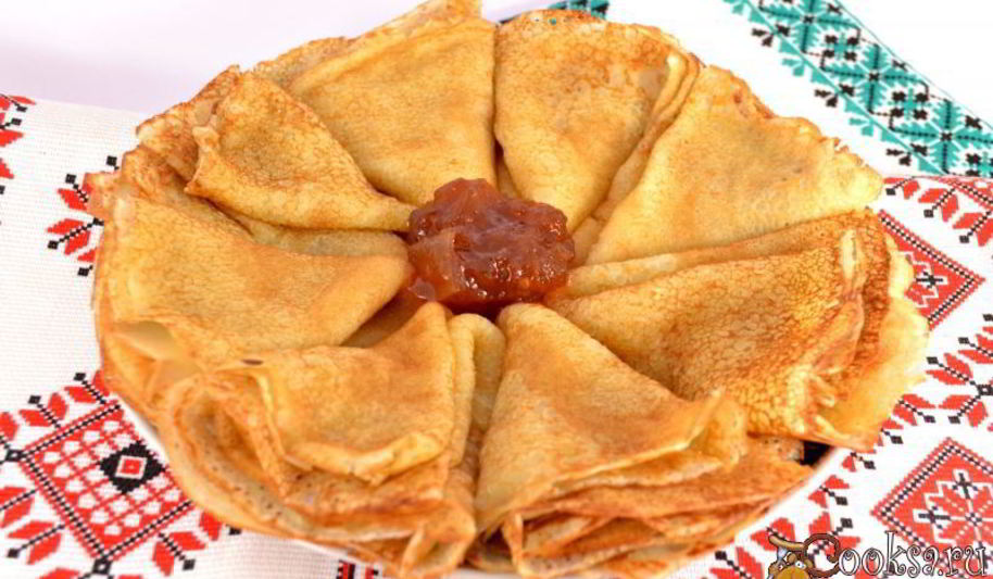 Рецепт блинчиков заварных с сахаром