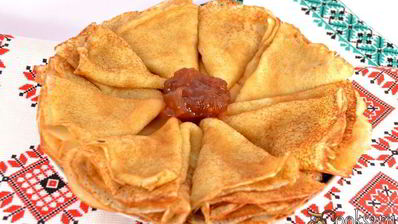 блинчики заварные с сахаром