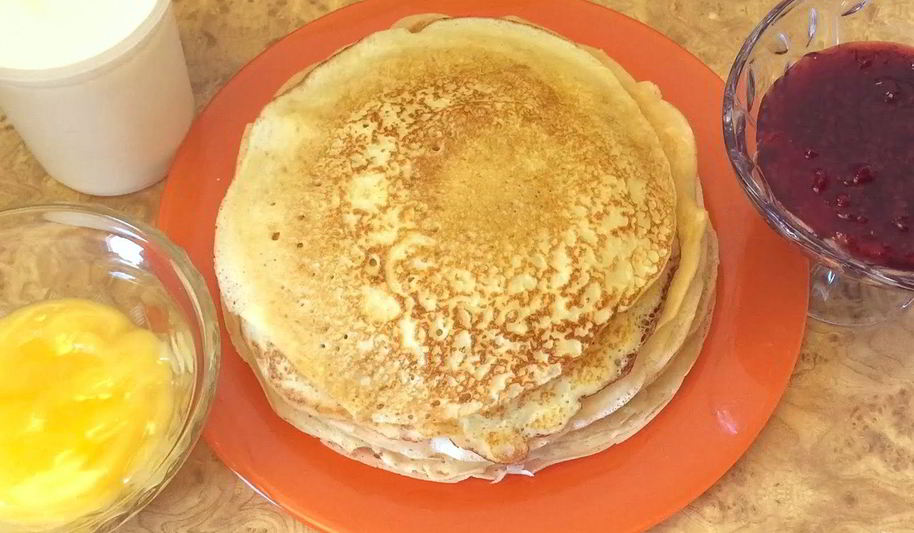 Рецепт блинов ажурных на закваске