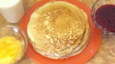 блины ажурные на закваске