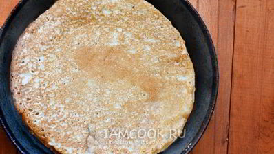 блины без яиц на молоке