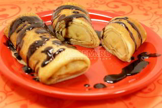 Блины с бананом