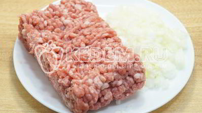 блины с фаршем и грибами