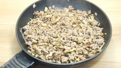 блины с фаршем и грибами