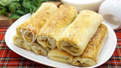 блины с фаршем