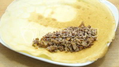 блины с фаршем