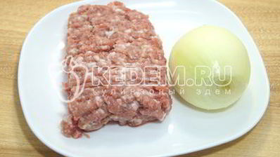 блины с мясом и грибами