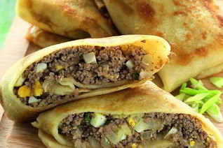 Блины с мясом