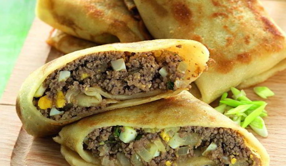 Рецепт блинов с мясом