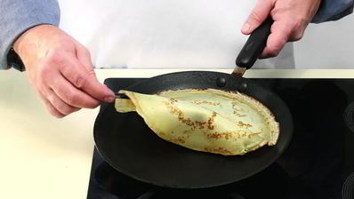 блины с мясом