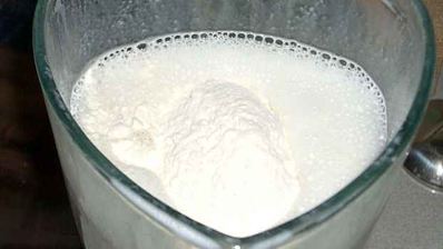 блины с начинкой из риса, грибов и курицы