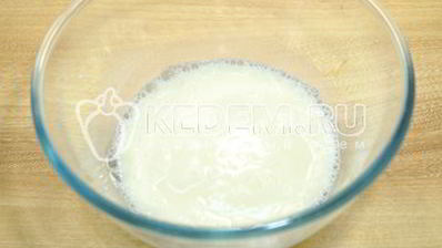 блины с семгой