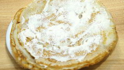 блины с семгой