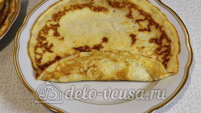 блины с сыром и зеленью