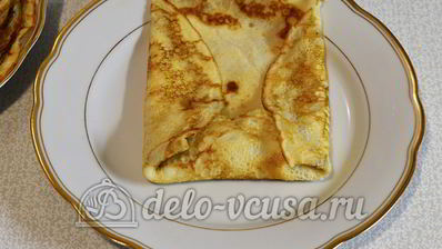 блины с сыром и зеленью