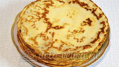 блины с сыром и зеленью