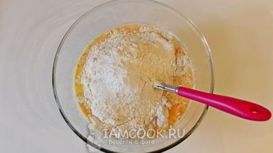 блины с творогом в сметанно-маковой заливке