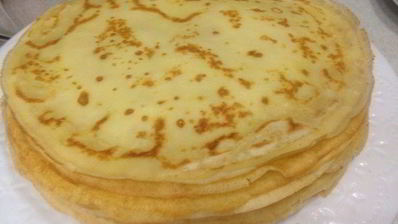 блины, запеченные в белковой пене