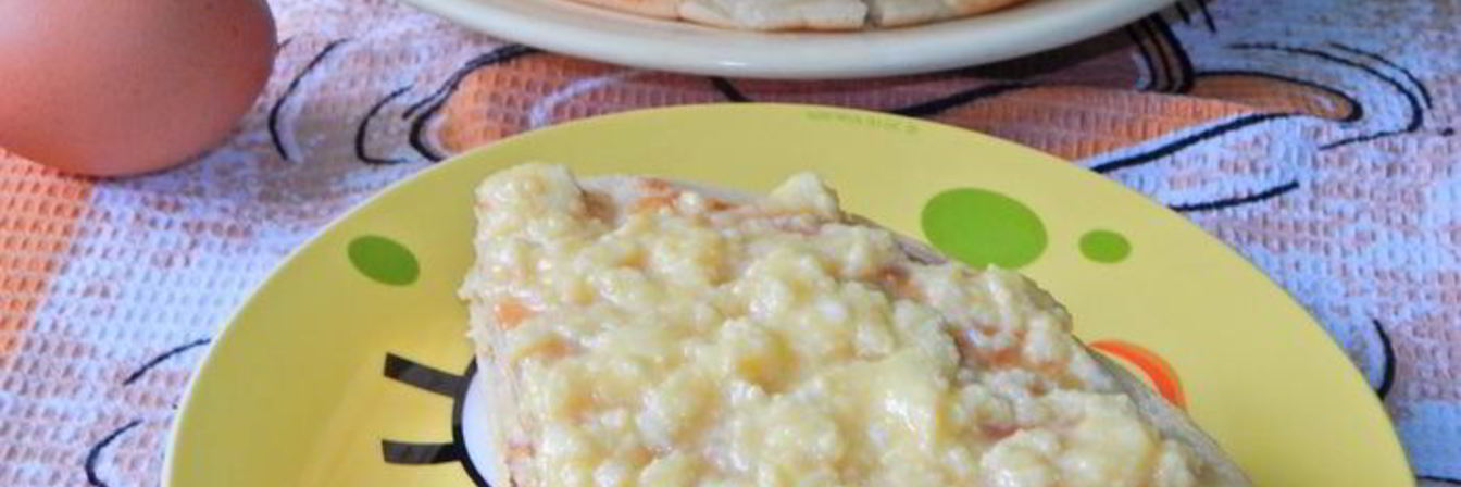 Дрожжевые блины с заварными яйцами