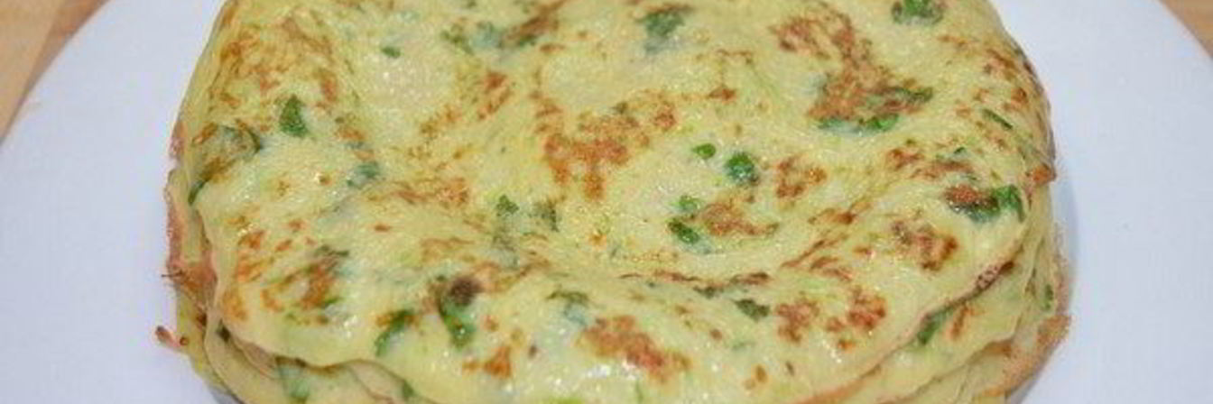 Кабачковые блинчики с кефиром