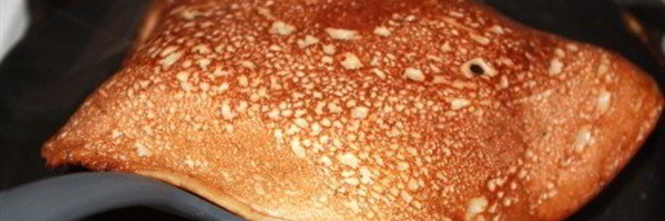 Картофельные блинчики с кервельным соусом