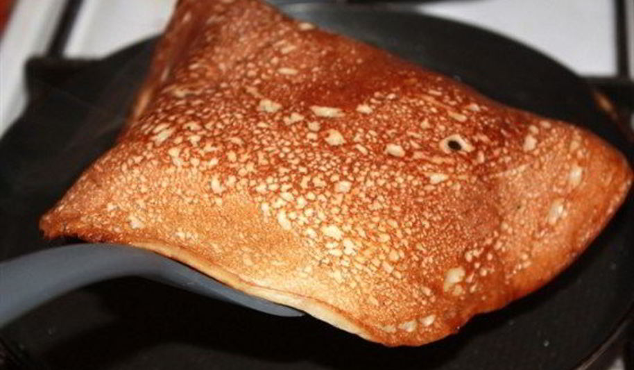 Рецепт картофельных блинчиков с кервельным соусом