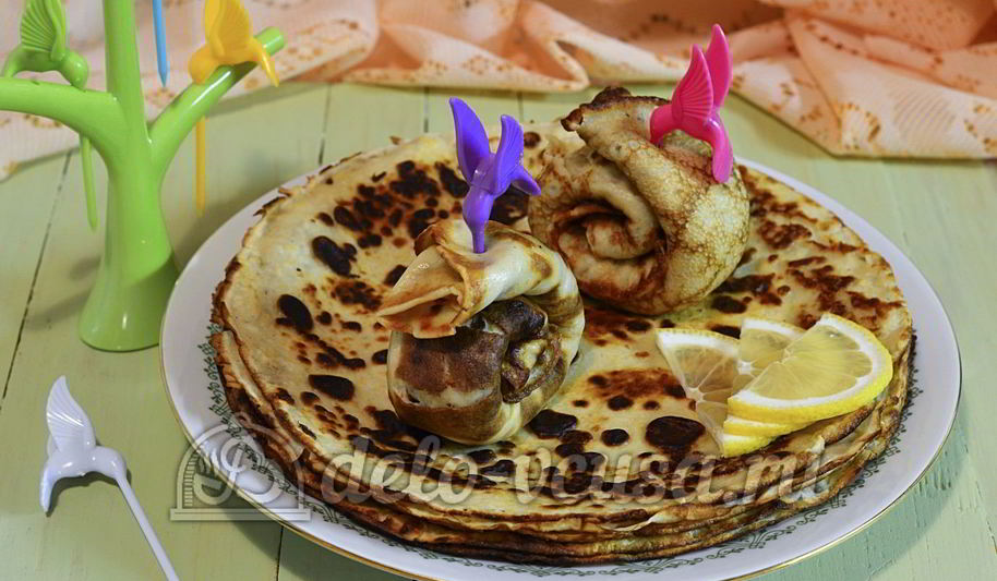 Рецепт лимонных блинов