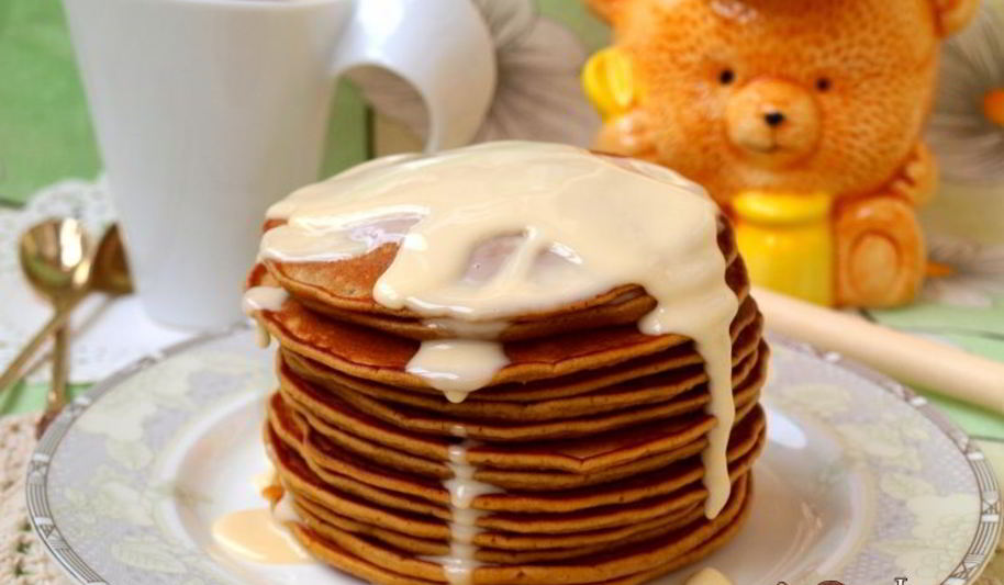 Рецепт медово-кофейных панкейки