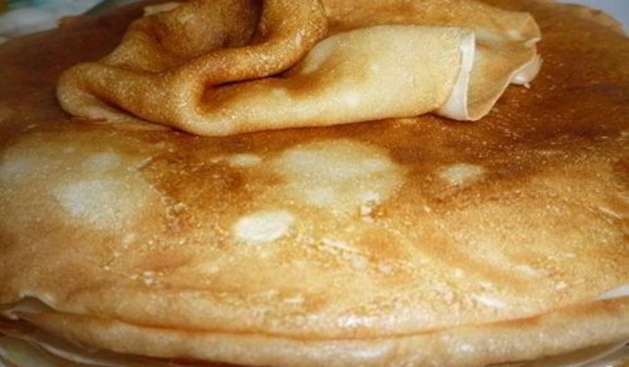 Рецепт нежных блинчиков