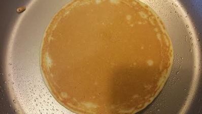 панкейки с черничным сиропом