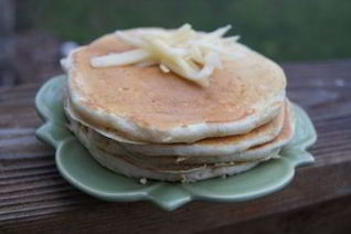 Панкейки с яблоками