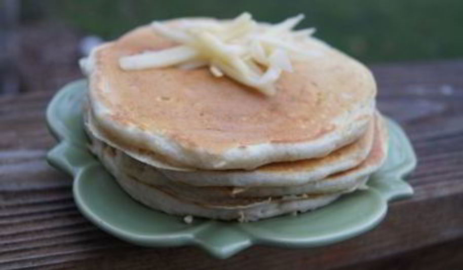 Рецепт панкейков с яблоками