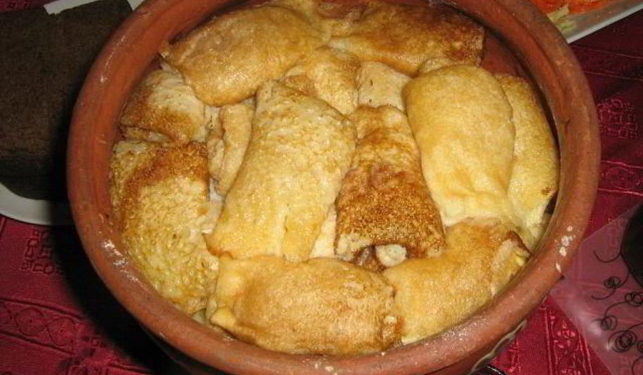 Рецепт постных блинов с яблоками и корицей запеченные в духовке