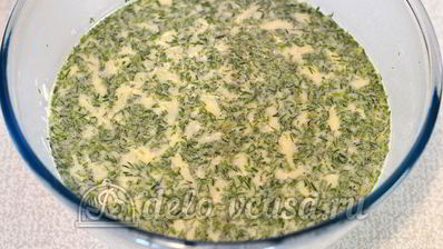 сырные блины с зеленью